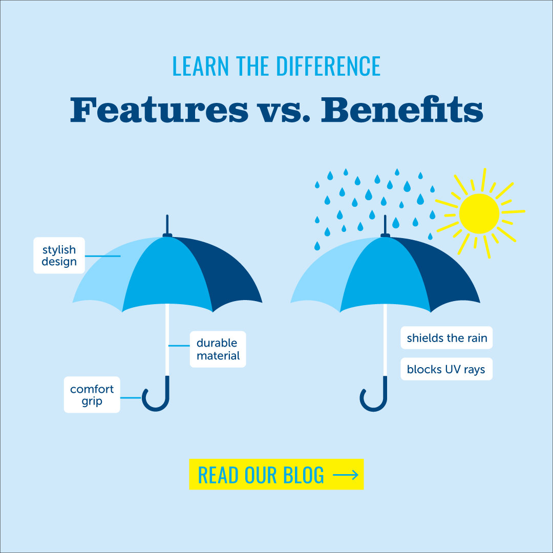 Features Vs. Benefits in Copywriting